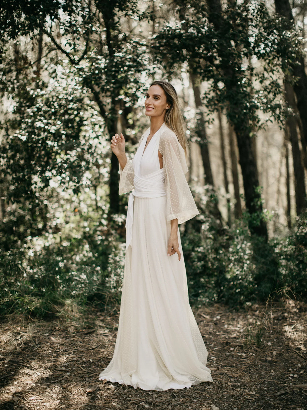 Sobrefalda Plumetti Ivory - Colección Multidress España