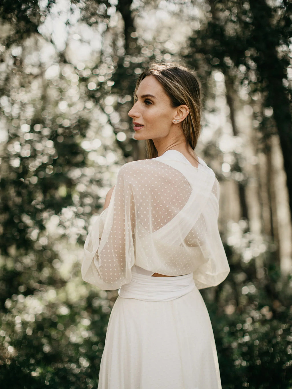 Sobrefalda Plumetti Ivory - Colección Multidress España