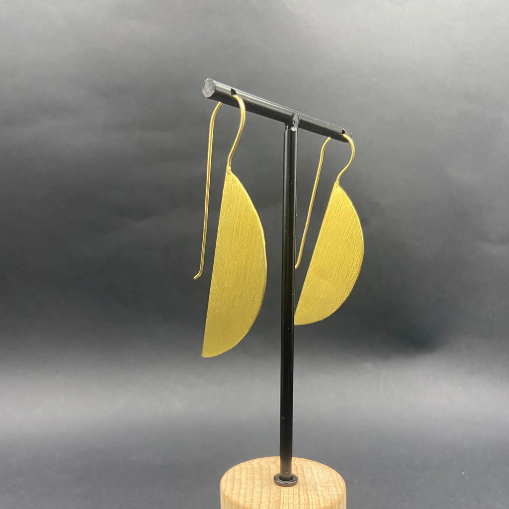 Pendientes OVALE Bañados en Oro 18K - Diseño LA MAR