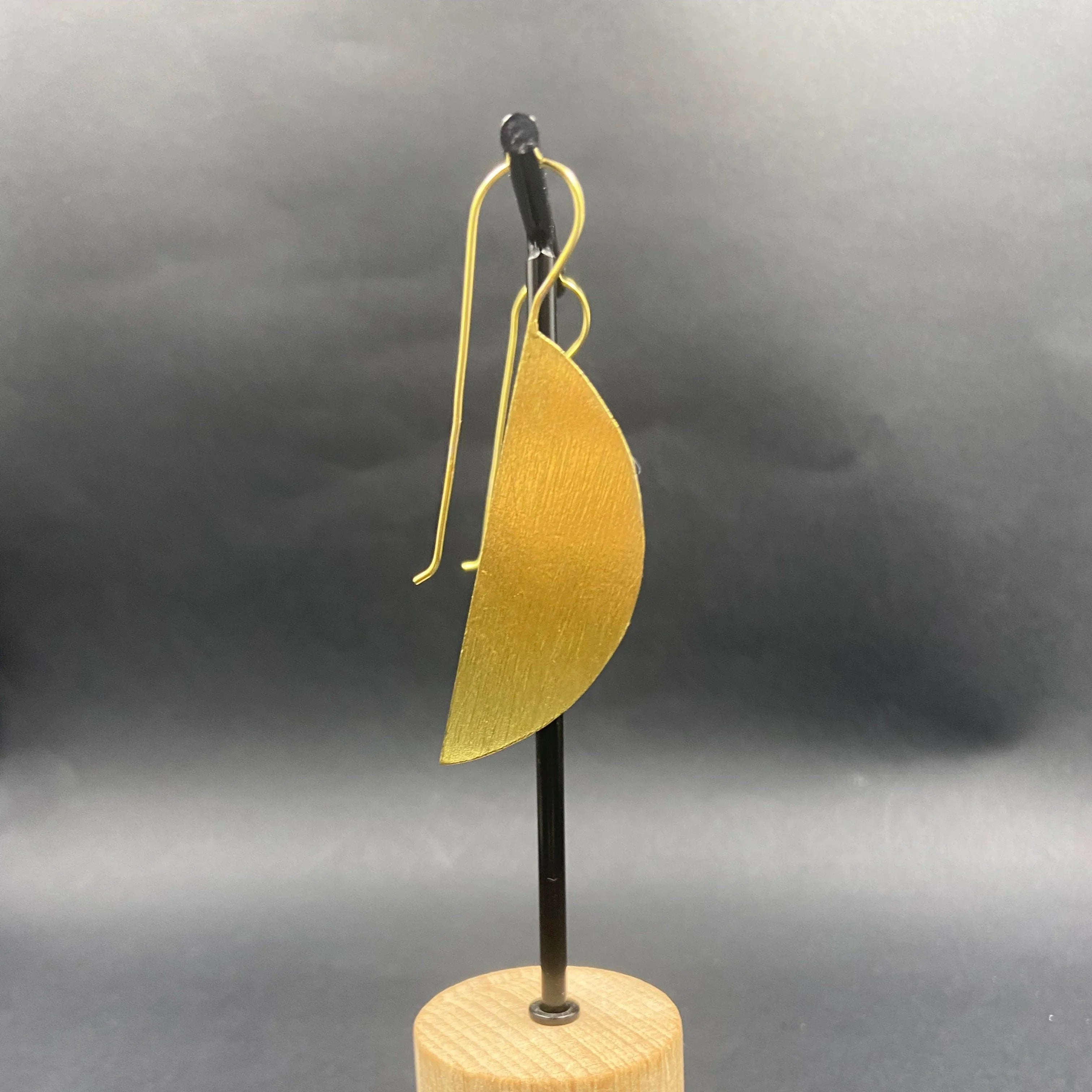 Pendientes OVALE Bañados en Oro 18K - Diseño LA MAR