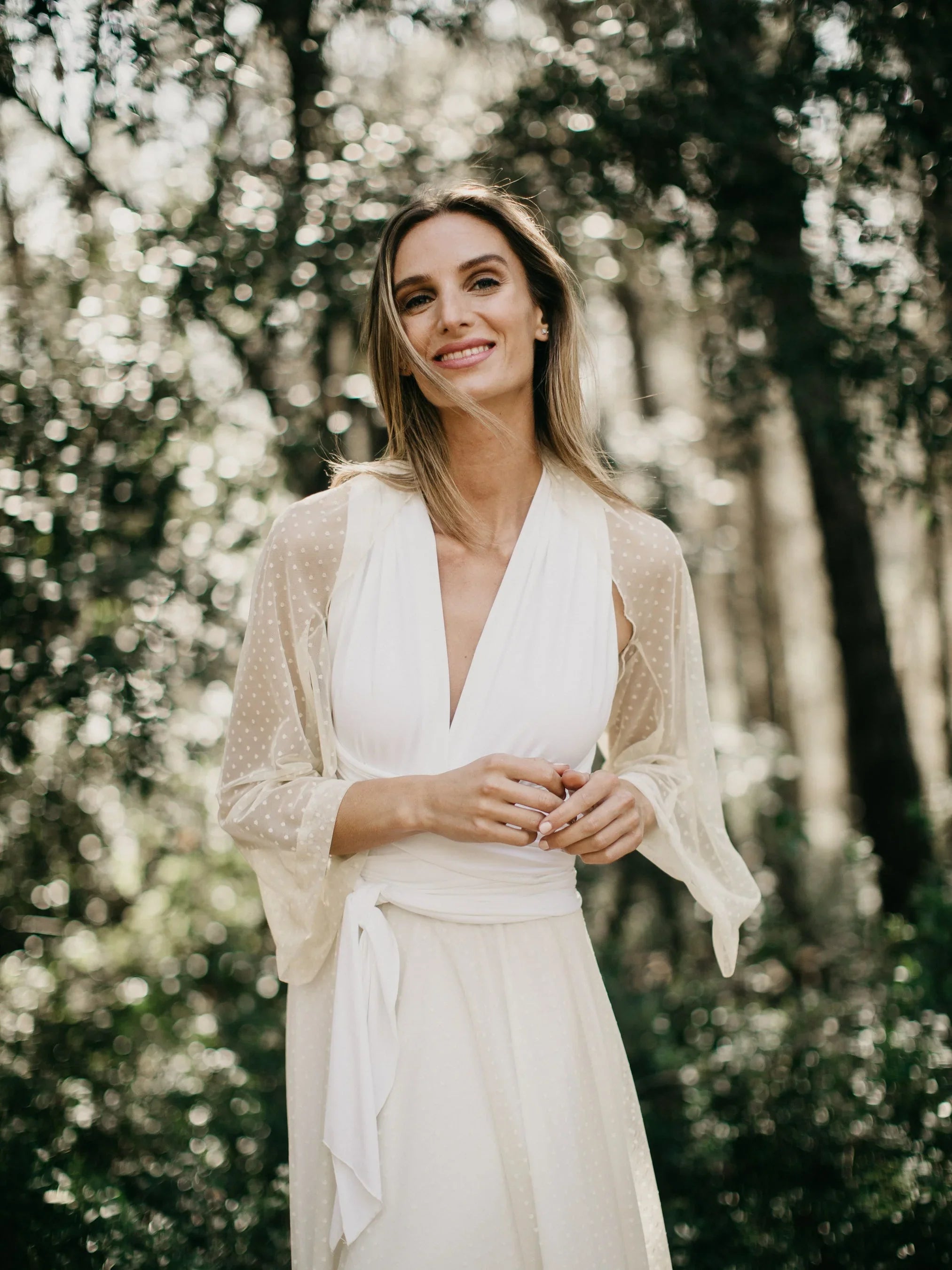 Sobrefalda Plumetti Ivory - Colección Multidress España